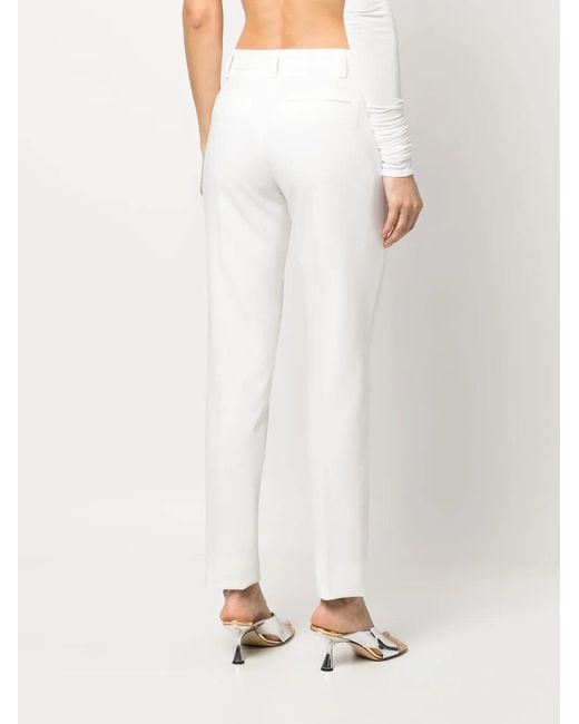 Zadig & Voltaire White Prune Rhinestones-Studded Trousers