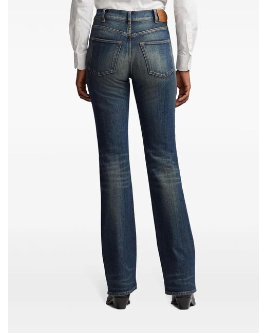 Ralph Lauren Blue Kaida Boot Cut Jeans