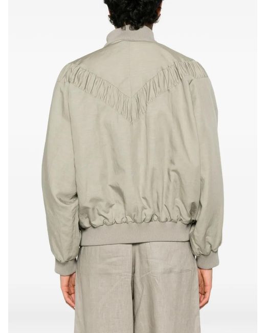 Drykorn Natural Ruched Bomber Jacket