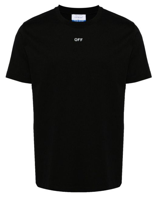 Off-White c/o Virgil Abloh OW Off Stamp T-Shirt in Black für Herren