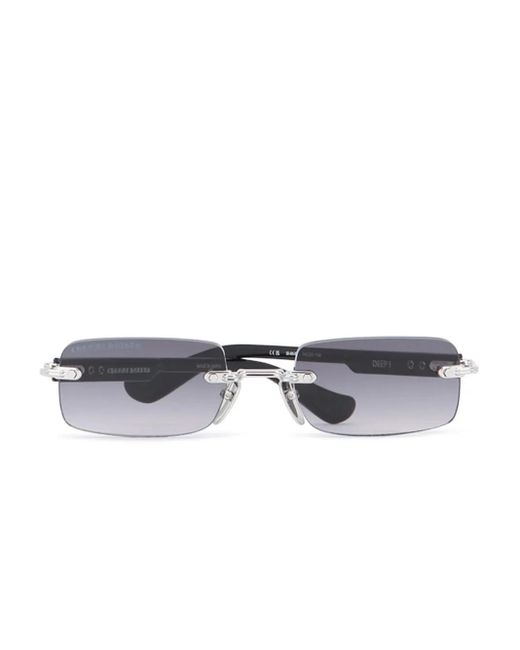 メンズ Chrome Hearts リムレス サングラス Gray