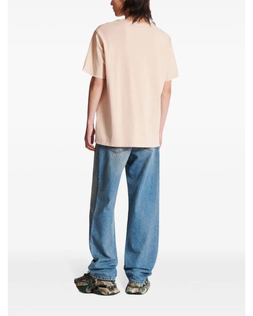 Balmain Pink Loose Ss Tshirt for men