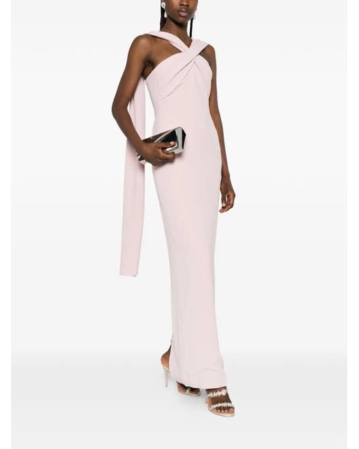 solace london halter dress London, Amari New Wedding Dress Save 11% This Solace London gown features a halterneck The Ilona Maxi Dress in