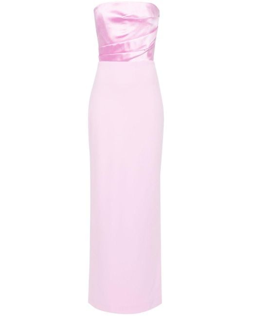 Solace London Pink The Afra Maxi Dress