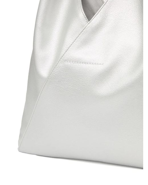 MM6 by Maison Margiela White Japanese Top-Handle Tote Bag