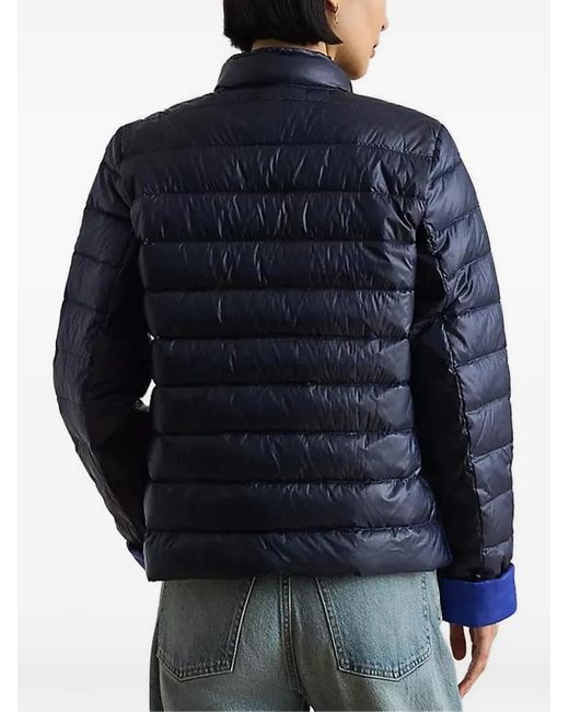 Ralph Lauren Blue Buttoned Quilted Jacket