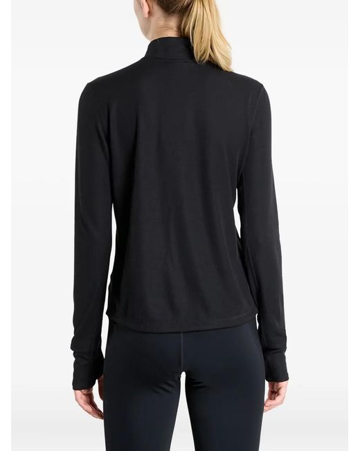 Nike Blue Quarter-Zip Thumb-Hole Sweatshirt