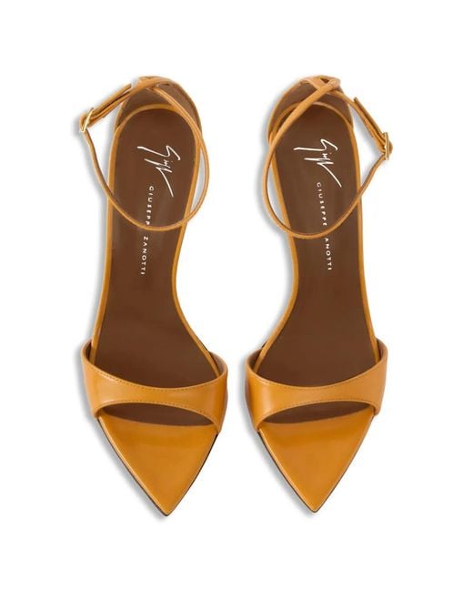 Giuseppe Zanotti Metallic Sandales Intriigo Strap 105