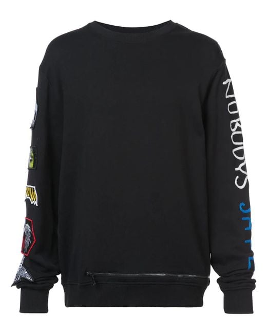 Haculla Mad Max Sweater in het Black voor heren
