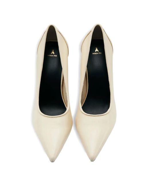 Patrizia Pepe White Pointed-Toe Pumps