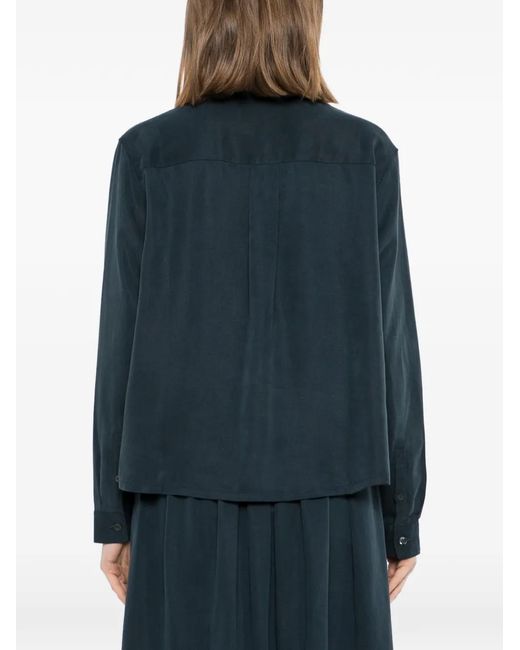 SPORT b. by agnès b. Blue Long-Sleeves Shirt