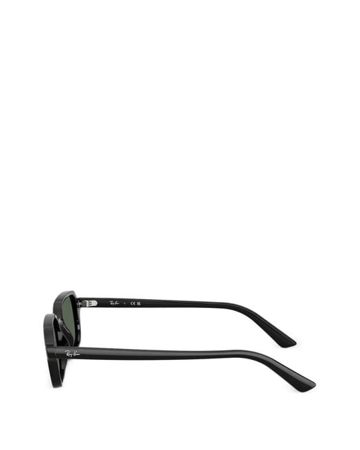 Ray-Ban Green Lunettes De Soleil Zuri À Monture Rectangulaire