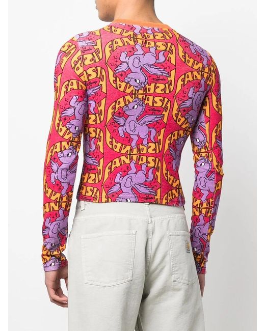 Stella McCartney Pink X Disney Fantasia Print Top