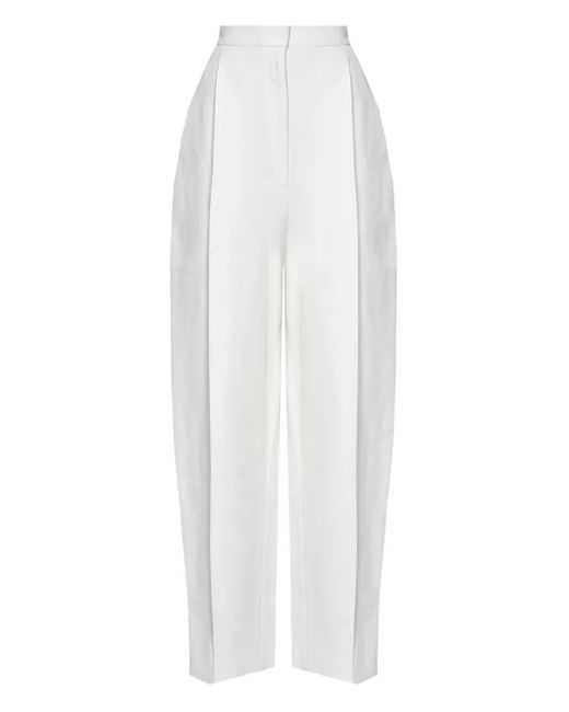 Khaite White Ashford Trousers