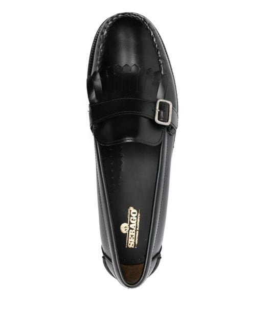 Sebago Black Ales Leather Loafers