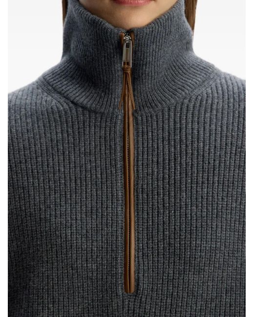 12 STOREEZ Gray Ribbed-Knit Vest