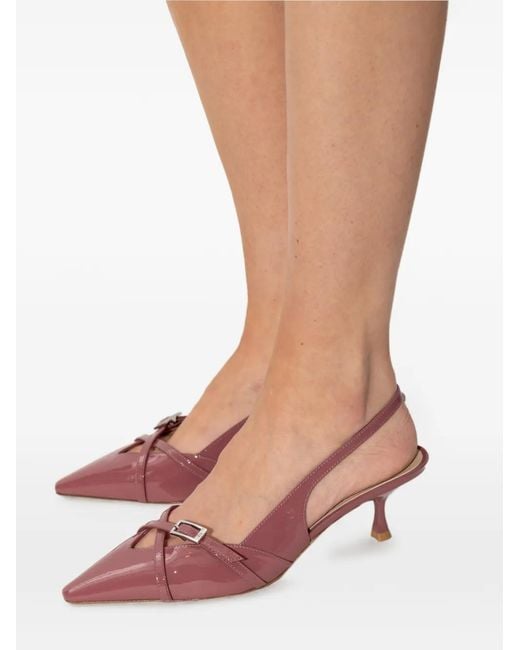 Stuart Weitzman Pink Georgie Slingback 50 Pumps