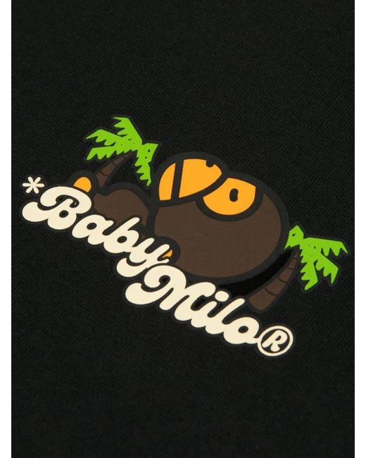 A Bathing Ape Black Cotton T-Shirt
