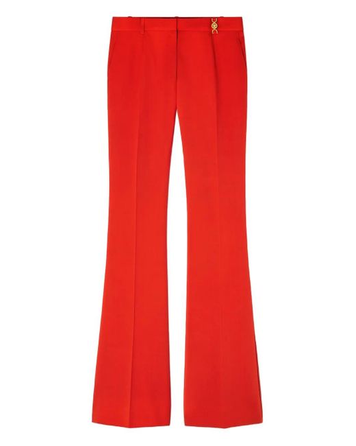Versace Flared Wool-Blend Trousers