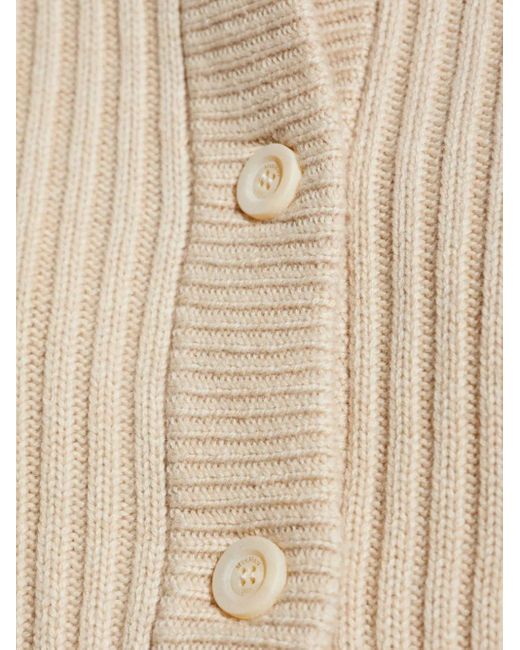 Max Mara ケーブルニット カーディガン White