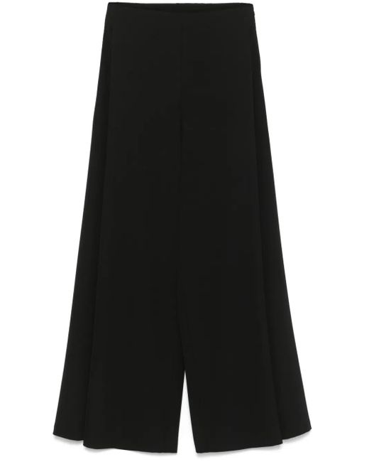 Kaos Black Textured Trousers