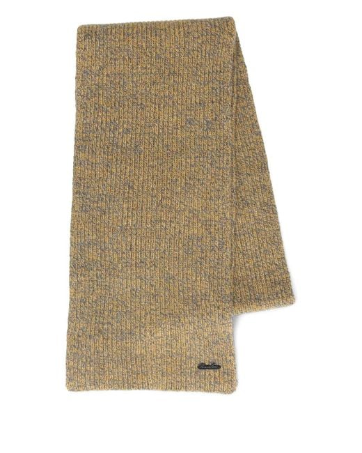 Borsalino Virgin Wool Beanie (set Of Two) Natural