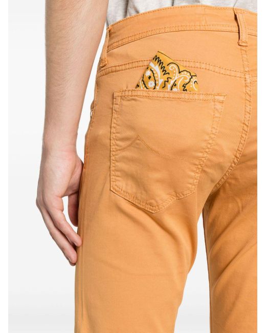 Jacob Cohen Slim-fit Jeans in het Orange voor heren