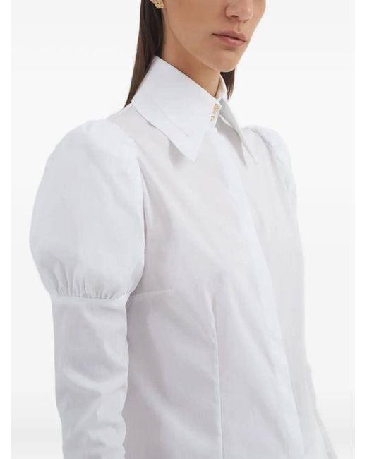 Violante Nessi White Koons Point-Collar Shirt