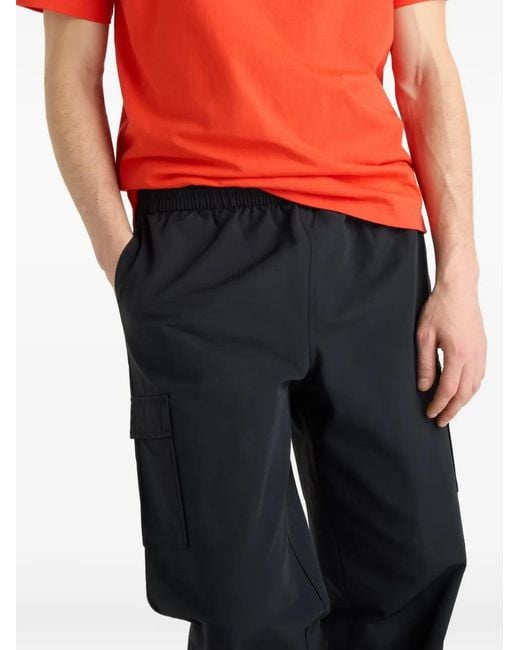 New Balance Black Logo-Detail Cargo Pants for men