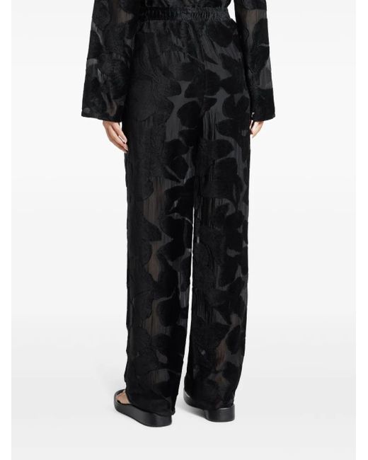 Loulou de Saison Black Velvet Pants Clothing