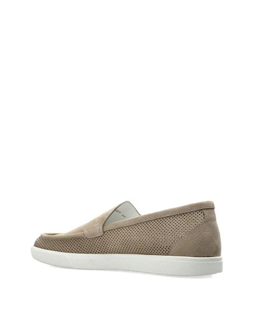 Fabi White Perforated Slip-On Sneakers for men