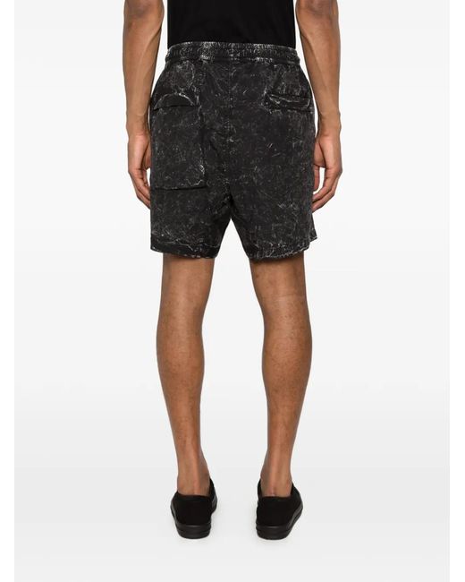 Thom Krom Black Drawstring Shorts for men