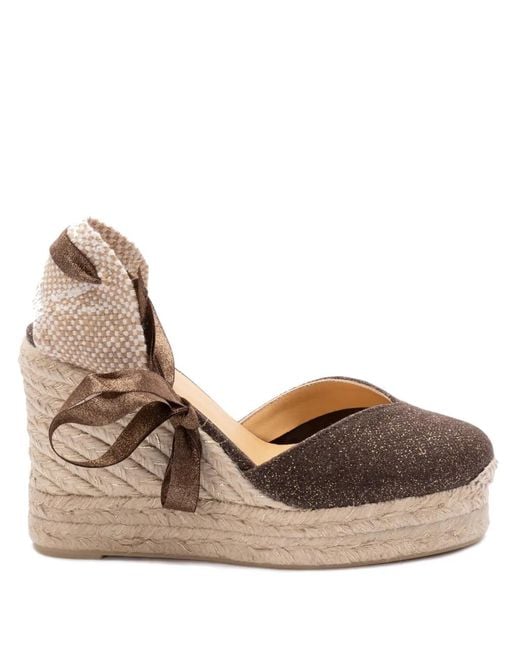 Castaner Brown 80Mm Chiara Espadrilles