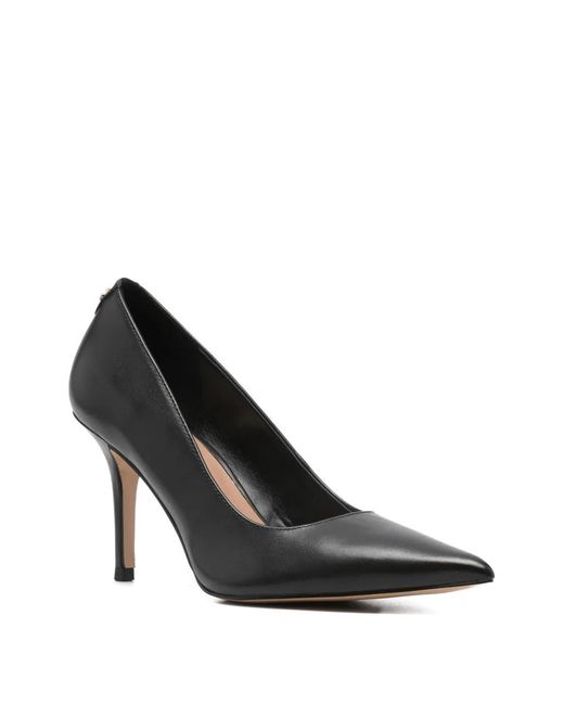 Guess Black Pointed Heeled Pumps