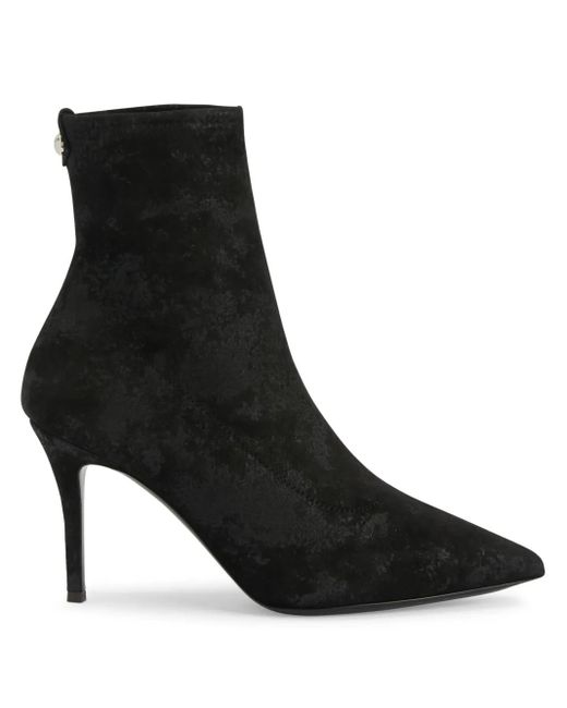 Giuseppe Zanotti Black 90Mm Mirea Boots