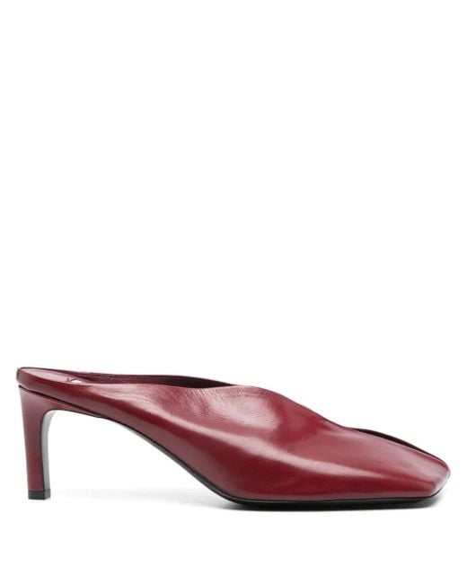 Jil Sander Pink 70Mm Leather Mules