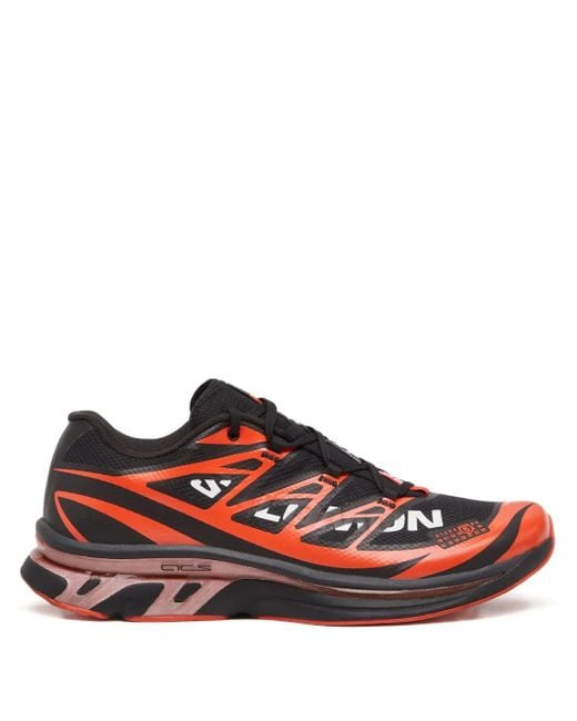 MM6 MAISON MARGIELA X SALOMON Red X Salomon Xt-6 Logo-Print Sneakers