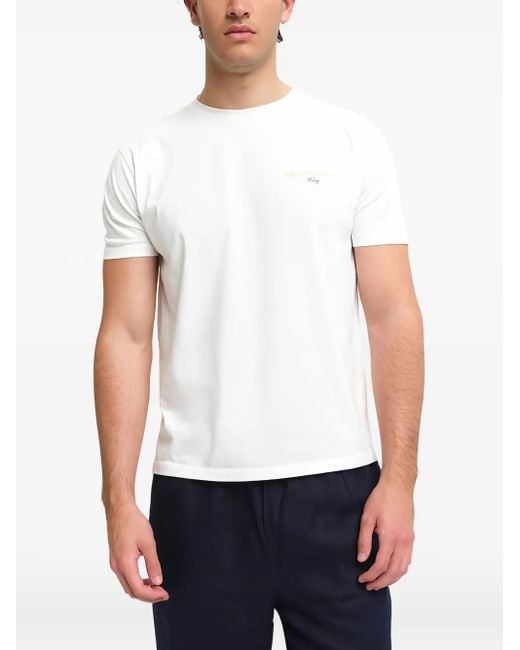 T-Shirt À Logo Imprimé Peninsula pour homme en coloris White