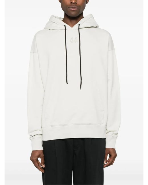 44 Label Group White Classic Hoodie