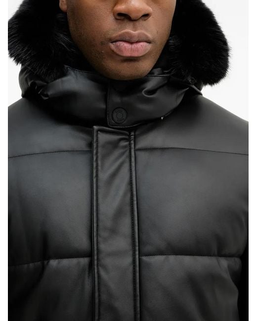 Guess Black Llong-Sleeve Hooded Jacket for men