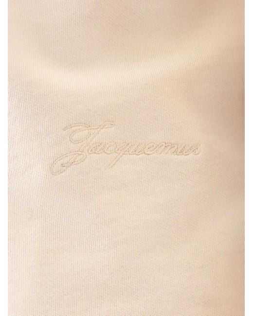 Jacquemus Natural Round Neck T-Shirt for men