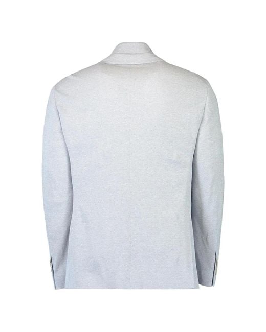 Eleventy Blue Veste À Col Et À Simple Boutonnage for men