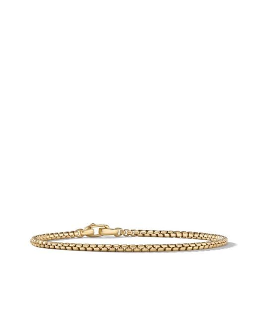David Yurman White 18Kt Box Chain Bracelet (2.7Mm) for men