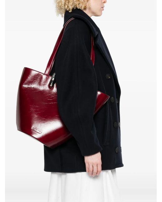 Jacquemus Red Ring-Top Handbag