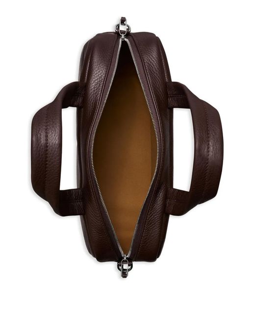Tory Burch Brown Minimalist Leather Tote Bag