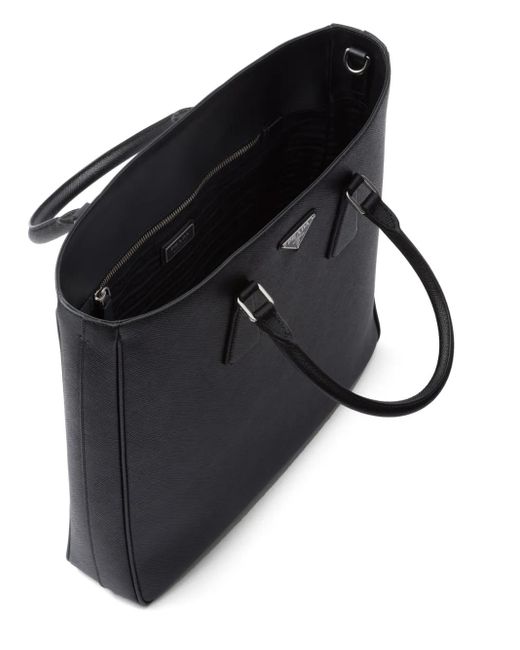 Borsa Tote Con Logo di Prada in Black da Uomo