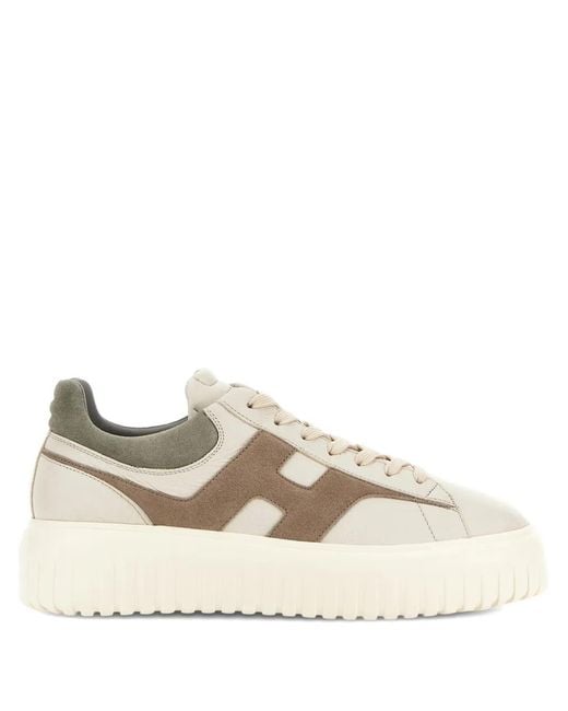 Hogan Natural H-Stripes Sneakers for men