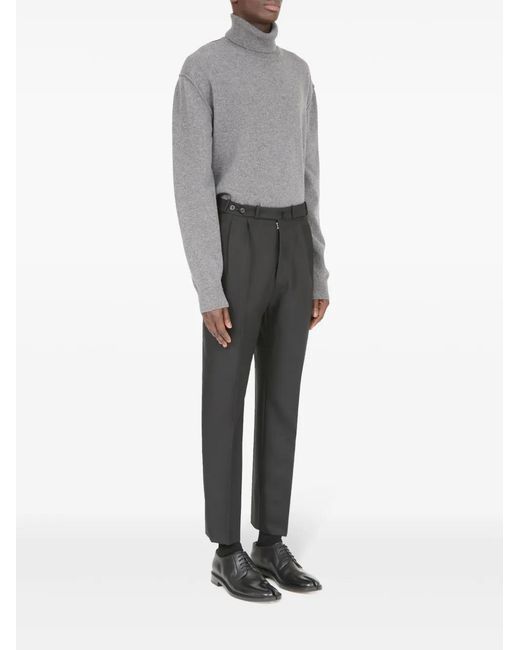 Maison Margiela Gray British Mohair Trousers for men