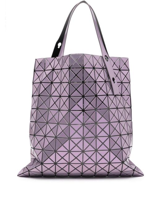 Bao Bao Issey Miyake Purple Large Prism Tote Bag