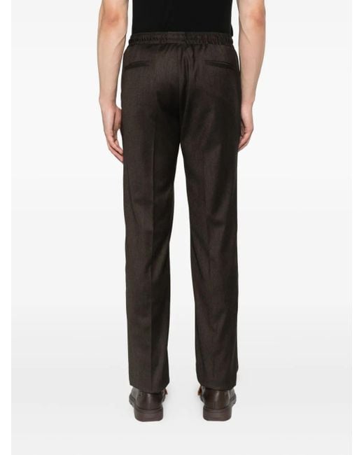 Pantalones con cinturilla elástica Kiton de hombre de color Gray